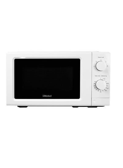 Buy Microwave Oven Adjustable Temperature & Timer Function with 5 Power Level | Push Open Door Button and Cooking End Signal 19 L 700 W NMO20M White in UAE