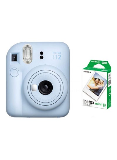 اشتري كاميرا Instax Mini 12 للأفلام الفورية مع مجموعة من 10 أفلام في الامارات