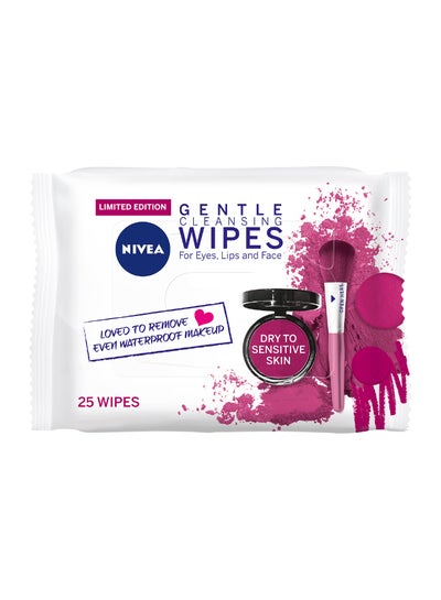 Buy 25-Piece 3-In-1 Cleansing Wipes in UAE