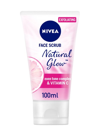 Buy Natural Glow Exfoliating Face Scrub Even Tone Complex And Vitamin C 100ml in Saudi Arabia