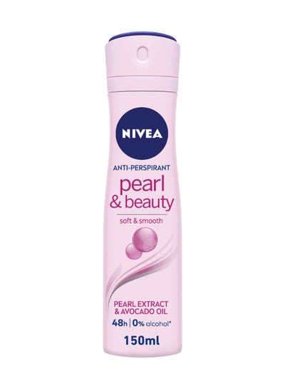 Buy Pearl And Beauty Antiperspirant for Women Extracts Spray 150ml in UAE