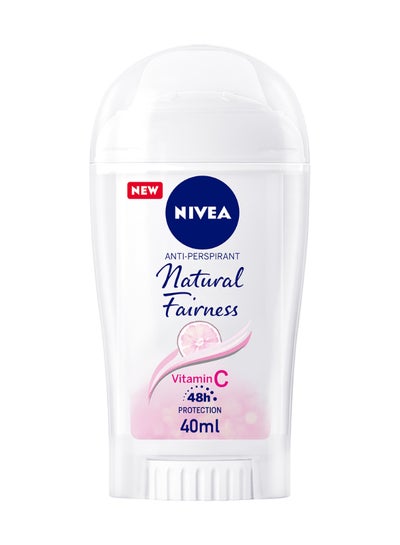 Buy Natural Fairness Antiperspirant For Women Stick 40ml in UAE