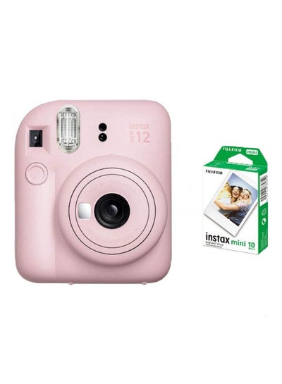 Buy Instax Mini 12 Instant Film Camera With Pack Of 10 Films in Egypt