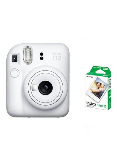 اشتري كاميرا Instax Mini 12 للأفلام الفورية مع مجموعة من 10 أفلام في الامارات