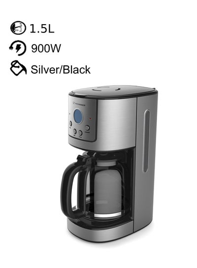 Buy Digital Coffee Maker With 4 Function Buttons 1.5 L 900.0 W HSA241-02 Grey in Saudi Arabia