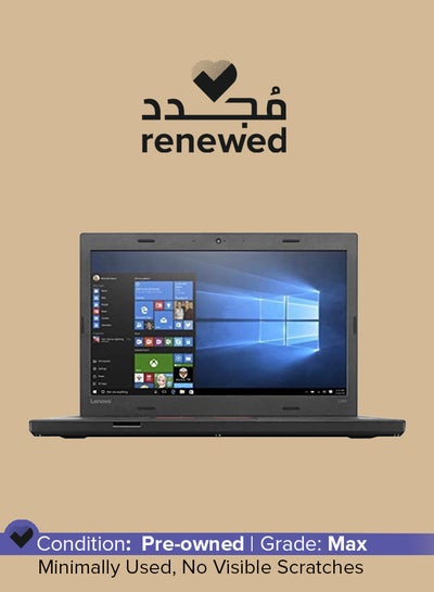 Buy Renewed - L460 ThinkPad Laptop With 14-Inch HD Display,Intel Core i3-6th Gen Processor/8GB DDR3L RAM/256GB SSD/Windows 10 Pro English Black in UAE