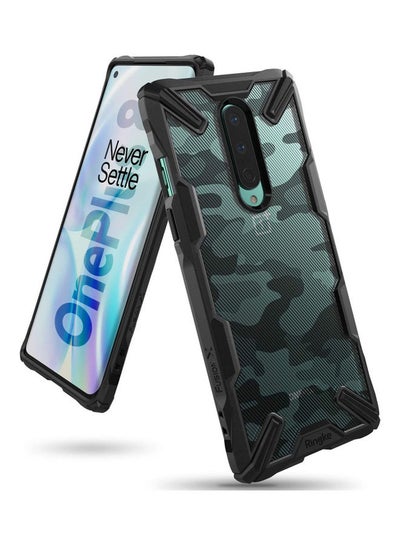 Buy OnePlus 8 Case TPU And PC Cover Fusion X Design Camo Black in Egypt