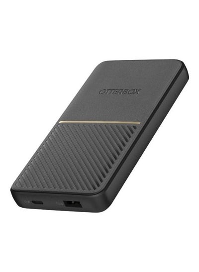 Buy 10000.0 mAh Power Bank 10K mAh Portable Power, USB-C and USB-A ports, 18 Watts USB-PD - Black in UAE