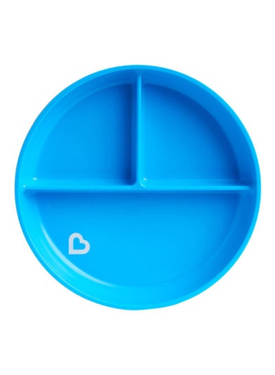 Buy Pack Of 1 Stay Put Suction Plate- Blue in UAE