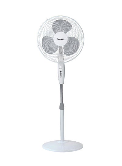 Buy 3-Blade Pedestal Fan 55.0 W PF 7501 White/Black in Saudi Arabia