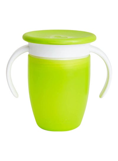 Buy Miracle Trainer Cup With Lid Pack of 1 7oz/207ml Green in Saudi Arabia