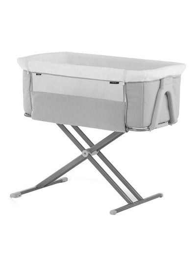 Buy Face To Me 2 Bedside Travel Cot, Melange Grey in UAE