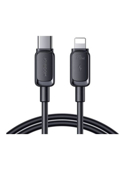 Buy Charger Type C Lightning Fast Charging Power Delivery PD 20W Cable For iPhone 14 iPad And 14 Pro 14 Plus 14 Pro Max 8 To 14 All Series Black in UAE