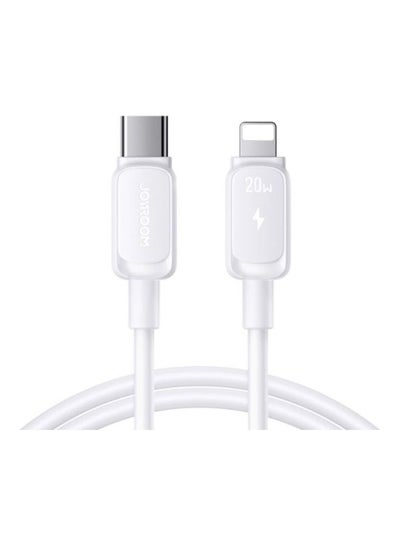 Buy Charger Type C Lightning Fast Charging Power Delivery PD 20W Cable For iPhone 14 iPad And 14 Pro 14 Plus 14 Pro Max 8 To 14 All Series White in Egypt