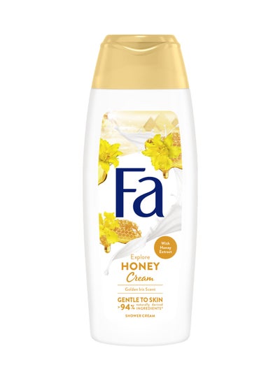 Buy Honey Creme Golden Iris Scent Shower Cream White 500ml in UAE