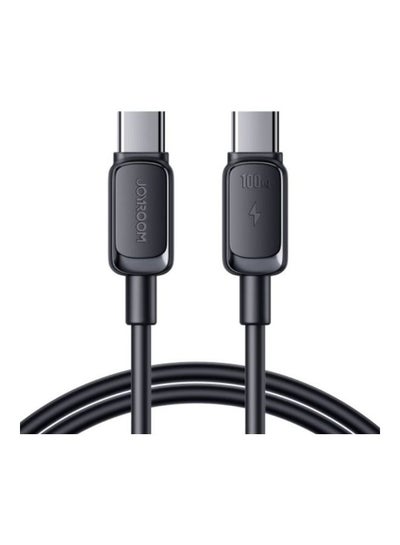 Buy 100W Power Delivery Pd Fast Charge Cable Usb C To Usb C Compatible For Ipad Mini 6 Macbook Pro 2021 14 16 Inch Macbook Air Ipad Pro 12.9 Inch Samsung S23 Plus Huawei P40 Etc Black in UAE