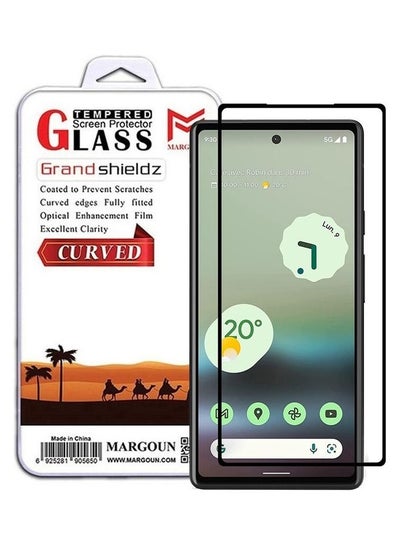 اشتري Pack Google Pixel 7a Tempered Glass Screen Protector Full Glue Back Clear في الامارات