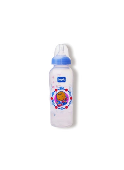 Buy Round baby feeding Bottle with Anti-colic nipple & Lukewarm water mixer size 240 ml in Saudi Arabia