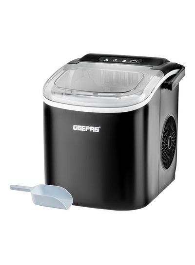 Buy Portable Automatic Ice Maker 1.2 L Water Container Capacity, 0.6 KG Ice Container Capacity Produces 12 KG Ice per Day 100.0 W GIM63053UK Black in UAE