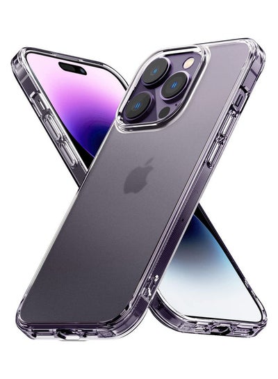 Buy iPhone 14 Pro Max Case Fusion Design Tpu And Pc Cover Matte Clear in Egypt