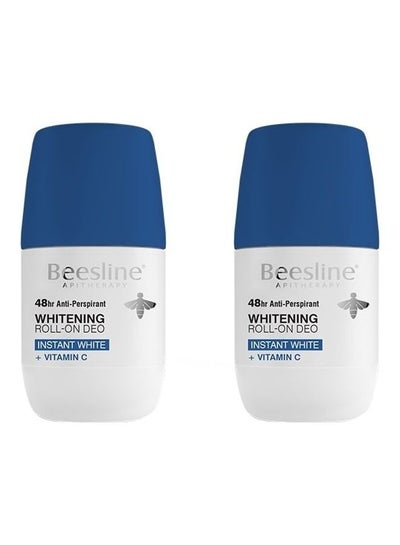 Buy Pack of 2 Whitening Roll-On Deodorant Instant White + Vitamin C 100ml in Egypt