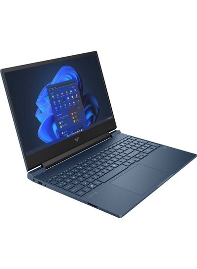 اشتري Victus 15-fa1093dx Gaming Laptop With 15.6-Inch Display, Core i5-13420H Processor/8GB RAM/512GB SSD/6GB NVIDIA GeForce RTX 3050 Graphics Card/Windows 11 English Performance Blue في الامارات