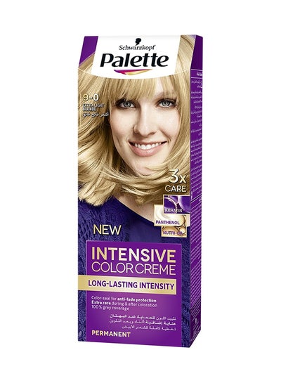 Buy Intensive Color Cream Long lasting Permanent Hair 9-0, Extra Light Blonde 50ml , 50ml , & 10ml in Egypt