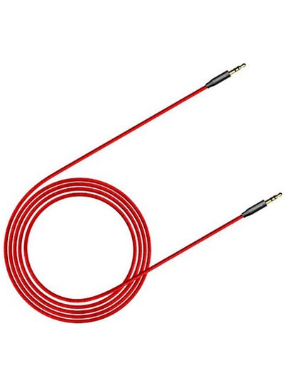 Buy Yiven M30 AUX Cable Red/Black in Egypt