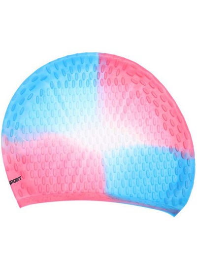 Buy Silicone Swimming Cap for Girls in Zipper Bag 15 x 10 x 2cm in Egypt