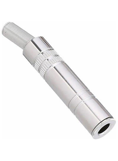Buy Female Audio Connector 6.35 Mm Silver in Egypt