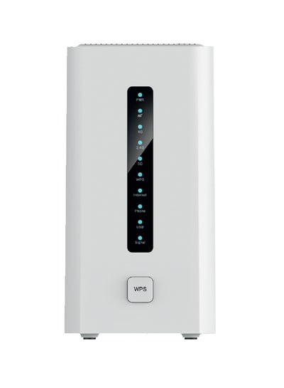 Buy DWR-3000M 5G CPE WiFI 6 AX3000 Wireless Dual Band Gigabit Router (3.2Gbps), 4 Gigabit Ethernet LAN ports and 1 Gigabit Ethernet WAN port, 1 RJ11 Voice Port, 1 USB 3.0 Port White in UAE