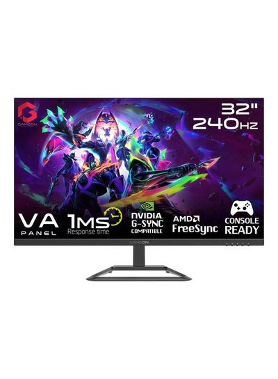 Buy GOP32FHD240VA 32 Inch FHD 240Hz 1ms 1920X1080 Flat VA Gaming Monitor with Gsync and FreeSync  (HDMI 2.1 Console Compatible) Black in Saudi Arabia