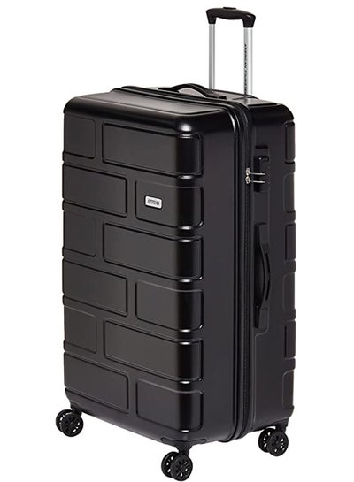 اشتري Bricklane 4-Wheel Large Check in Luggage Trolley Jet Black في الامارات