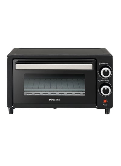 Buy Double Glazed Glass Toaster Oven With Upper Lower Heaters For Baking And Toasting With 70°–230°C Temperature Control 9.0 L 1000.0 W NT-H900KTZ Black in UAE