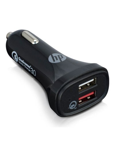 اشتري USB-C And USB-A Car Charger Black في مصر