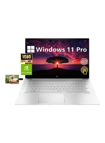 Buy Envy Laptop With 17.3-Inch Display, Core i7-1165G7 Processor/32GB RAM/1TB SSD/Intel Iris XE Graphics/Windows 11 Pro + 32GB Durlyfish USB Card English/Arabic Silver in UAE