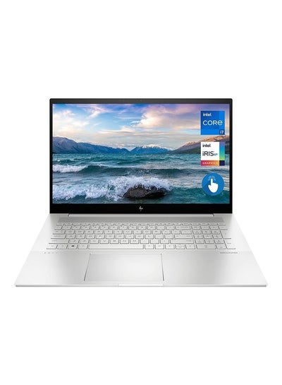 اشتري Envy Laptop With 17.3-Inch Display, Core i7-1260P Processor/16GB RAM/1TB SSD/Intel Iris XE Graphics/Windows 11 Home English/Arabic Silver في الامارات