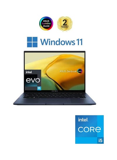 Buy UX3402ZA-OLED005W Laptop With 14 Inch ASUS Core i5 Processor 8 gb Ram 512  tb SSD Intel Iris Xe Graphics english_arabic Ponder Blue in Egypt