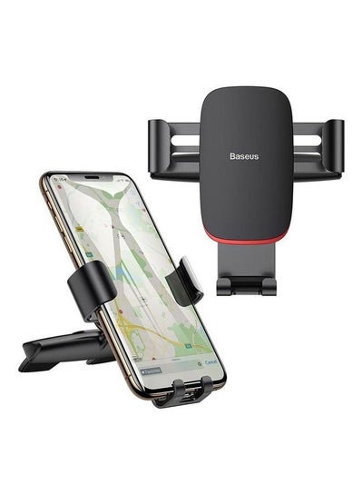 اشتري Aluminum Car Phone Holder CD Slot Auto Lock Gravity Car Mount Compatible With 4.0 6.5 Inch For iPhone 14 Pro Max 13 12 11 SE X And Many More أبيض في الامارات