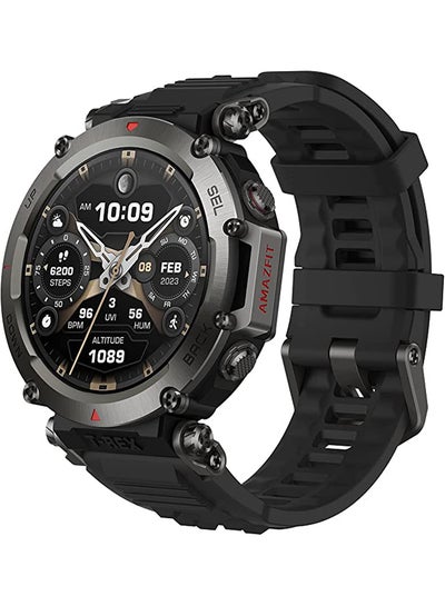 Buy T-Rex Ultra 30m Freediving, Dual-Band GPS & Offline Map Support, Mud-Resistant & 100m Water-Resistant, Military-Grade Outdoor GPS Sports Watch Abyss Black in UAE