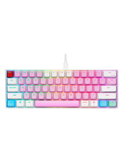 اشتري GamerTek GK60 Mini Keyboard Pro Cotton Candy في الامارات