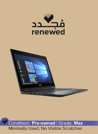 اشتري Renewed - Lattitude 5289 Multi Touch Screen 2 in 1 Laptop With 12.6-Inch Full HD Display,Intel Core i5 Processor/7th Gen/8 GB RAM/256 GB SSD/Windows 10 Pro English/Arabic Silver في السعودية