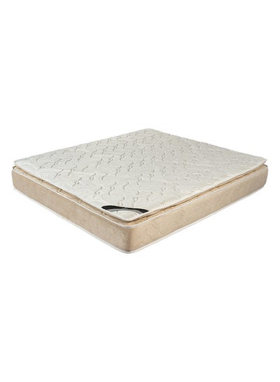 اشتري Laryn Bed Mattress 14 Layers White/Beige 200x100cm في السعودية