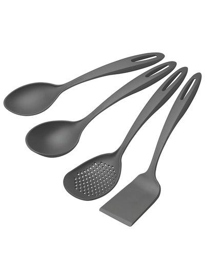 Buy 4-Piece Utensils Set Grey in Egypt