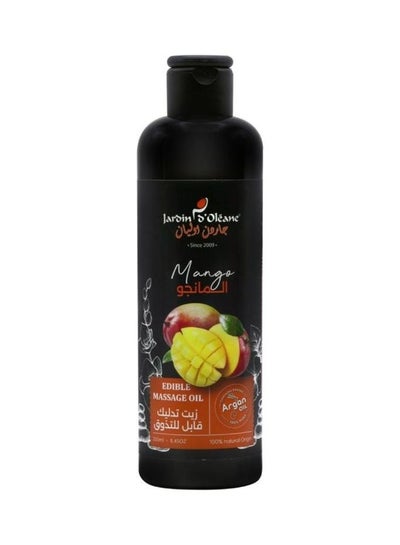 Buy Edible Massage Oil With Mango Black 250ml in Saudi Arabia