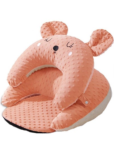 اشتري Baby Anti-Reflux Feeding Pillow With C Shapped Seating Pillow - Pink في الامارات