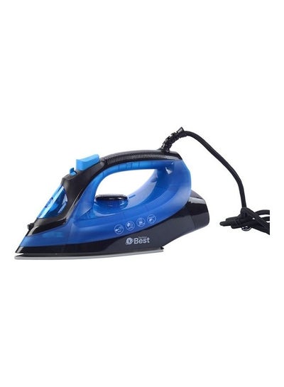 Buy Steam Iron With Ceramic Soleplate With Self Clean Function 280.0 ml 2200.0 W BSI-002 Blue/Black in Saudi Arabia