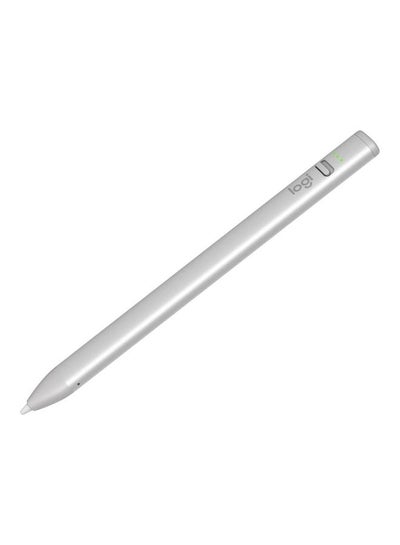 Buy Crayon Digital Pencil for iPad (USB C Port Compatibility Only) Featuring Apple Pencil Technology, No Lag Pixel-Precision, and Dynamic Smart Tip with Fast USB C Charge Silver in Saudi Arabia