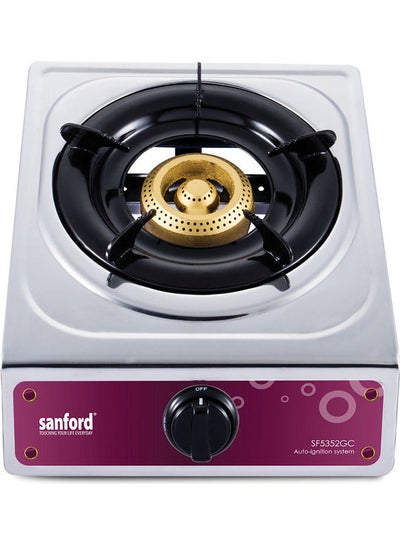 اشتري Stainless Steel Gas Stove 1 Burner SF5352GC 1B Silver في السعودية