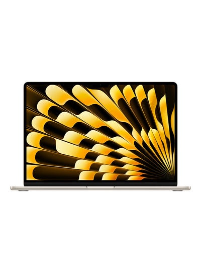Buy MacBook Air MQKU3 15-Inch Display, Apple M2 Chip with 8-Core CPU And 10-Core GPU, 256GB SSD, English Arabic Keyboard Starlight in UAE
